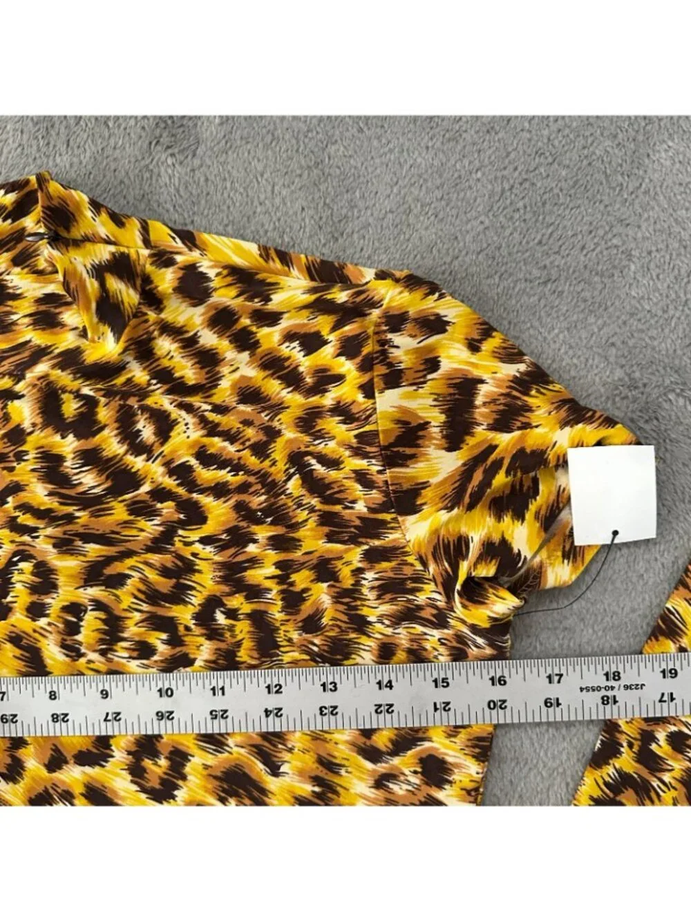 NWT Norma Kamali Leopard Print Skirt Shirt Top Set SMALL MEDIUM - Picture 4 of 10